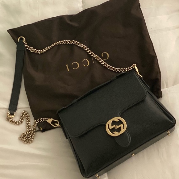 Gucci Handbags - - Auth Gucci Marmont LIMITED Black Medium Crossbody